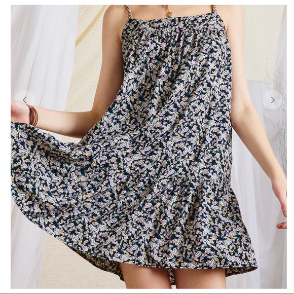 22 Boho chic paisley print cami dress - Picture 4 of 4